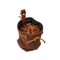 Pochette à friandises pour chien en toile, faite à la main, pour l'extérieur, pour l'entraînement, porte-gourdes, accessoires pour chien
