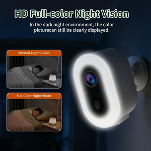 กล้องวงจรปิดไร้สาย 3MP WiFi แบตเตอรี่ 100% พร้อมไฟสปอตไลท์ PIR เสียงสองทาง ใช้งานได้นาน บันทึกข้อมูลบน Cloud และบันทึกข้อมูลลงการ์ด <span class=keywords><strong>TF</strong></span> ขายส่งจากโรงงาน - Product Image 4