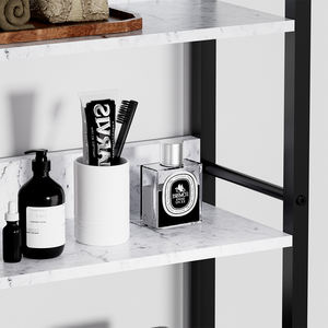 Modern Bathroom Storage Shelf Factory Wholesale Indoor Furniture Minimalist Over Toilet Storage <strong>Cabinet</strong> - Product Image 4