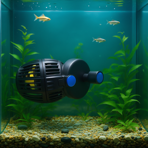 Pompa d'Acqua D0100X37SVX 20W 24V Rotonda Automatica per Acquario con Base Magnetica in Plastica Ecologica - Product Image 2