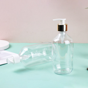 ขวดพลาสติก PET ใสสำหรับเครื่องสำอางแบบเติมได้ รูปทรงคอยาว พร้อมหัวปั๊มโลชั่น ปรับแต่งความจุและความสูงได้ ขายส่งจากโรงงาน - Product Image 1