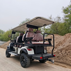Elektrikli Klasik Buggy, <span class=keywords><strong>Golf</strong></span> Sahaları İçin Kargo Kutulu Elektrikli Club Car, 6 Kişilik Sokakta Kullanıma Uygun <span class=keywords><strong>Golf</strong></span> Arabası - Product Image 4