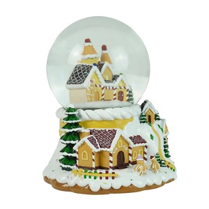 <span class=keywords><strong>Boule</strong></span> à <span class=keywords><strong>neige</strong></span> <span class=keywords><strong>de</strong></span> Noël personnalisée avec scène <span class=keywords><strong>de</strong></span> <span class=keywords><strong>village</strong></span> <span class=keywords><strong>de</strong></span> Noël LED, maison en pain d'épices, musique, <span class=keywords><strong>boule</strong></span> à <span class=keywords><strong>neige</strong></span> aquatique - Product Image 4