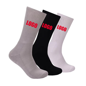 Custom Free Design Personalised Athletic Sports <b>Socks</b> Made Your Own Logo Workout Men <b>High</b> Quality Wholesale - Product Image 4