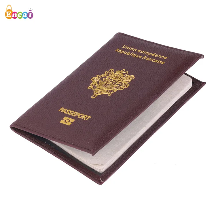 Encai 유럽 연합 프랑스 OEM 여권 커버 여행 다채로운 맞춤형 여권 홀더