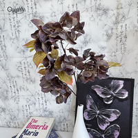 Bunga Buatan Berkualitas Tinggi 3D PAINTING Bougainvillea untuk Dekorasi Ruangan Grosir Pabrik Kustom QYYN-1883