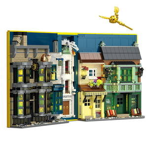 JIESTAR JJ9058 1976PCS Série Cinéma Boutique de baguettes magiques d'Ollivander Modèle de construction en blocs Jouet éducatif technique Cadeau de festival - Product Image 1