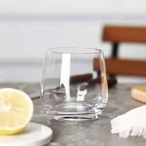 Campioni gratuiti di FAWLES design personalizzato bicchieri da bere Lowball Tumblers tazze di vetro resistenti al calore per l'uso quotidiano