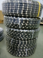 10.5mm 11.5mm perles frittées brasées sous vide coupe à sec diamant fil scie perles pour marbre granit carrière
