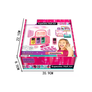 Juego de secador de uñas MILI 2 en 1 para niños con pegatina, iconos de moda, juego de manicura, regalo de fiesta, Material plástico para <span class=keywords><strong>niñas</strong></span>, Kit de esmalte de uñas - Product Image 6