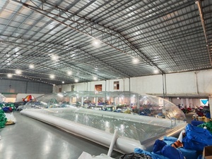 Couverture de <span class=keywords><strong>piscine</strong></span> gonflable transparente en PVC personnalisée, tente de <span class=keywords><strong>piscine</strong></span> gonflable, dôme étanche pour <span class=keywords><strong>piscine</strong></span> enterrée - Product Image 6