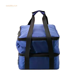 थोक बड़े आकार के उच्च घनत्व पॉलिएस्टर आउटडोर गोल्फ बॉक्स और बैग वॉटरप्रूफ मल्टीलेयर बैग