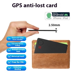 MFI認証取得済み 超薄型GPSナビゲーションウォレット リモート機能 iOS/Android対応 GSM接続 ペット位置情報 プラスチック製 - Product Image 6