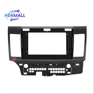 Henmall Car Stereo Video Frame Android Multimedia Dash Panel Car Radio Consoles Fascia For Mitsubishi Lancer EX 2010-2016