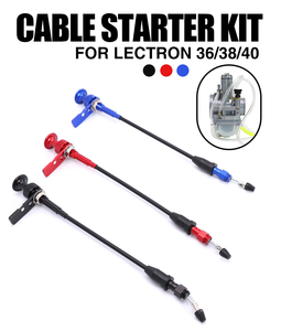 Lectron CNC en aluminium. Ensemble de soupape de démarrage de câble de starter de <span class=keywords><strong>carburateur</strong></span> à distance Pro-Series - Product Image 3