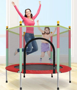 Trampolín Interior con Red de Seguridad, Material de PVC, <span class=keywords><strong>Cama</strong></span> Elástica Suave, Tamaño Grande para Niños, Doble Protección, Uso Comercial y Doméstico - Product Image 3