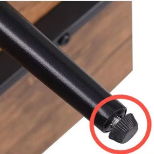Estante de almacenamiento de madera de doble capa, estante de almacenamiento multifuncional para el hogar, estante de almacenamiento de gran capacidad para montar en la pared, pequeño - Product Image 4
