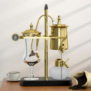 เครื่องชงกาแฟแบบ<span class=keywords><strong>ไซ</strong></span>ฟอนสแตนเลสสำหรับใช้ในบ้าน พร้อมชุดเตาแอลกอฮอล์เบลเยียม ดี<span class=keywords><strong>ไซ</strong></span>น์ทันสมัยแบบมินิมอล - Product Image 2