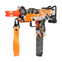 Nouvelle cible de tir électronique en plastique et 2 pistolets jouets Blaster UZI avec viseur, lanceur de balles de gel, pour les 14 ans et plus