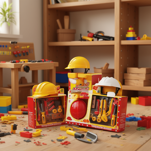 Ensemble d'outils Brico Attrezzi 11 pièces, jouet de construction pour enfants avec casque et outils - Product Image 3