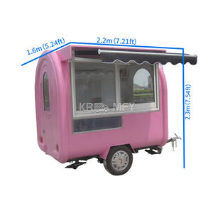 2025 New Design Delivery Trailer Ice Truck <b>Mobile</b> Pizza <b>Kitchen</b> Warmer Fast Food Car - Product Image 2