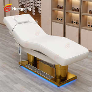 <span class=keywords><strong>Table</strong></span> <span class=keywords><strong>de</strong></span> <span class=keywords><strong>massage</strong></span> électrique plate réglable, stationnaire, professionnelle et très confortable pour esthéticiennes - Product Image 5