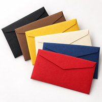 Enveloppes cadeaux personnalisées avec logo imprimé en papier kraft et noir pour l'emballage de souvenirs de mariage, d'argent et de billets de banque