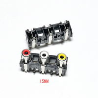 Connecteurs jack RCA prise audio, 5 pièces, 3 broches, fiche femelle pour montage pcb