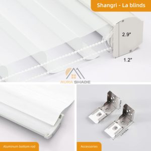 Cortinas <span class=keywords><strong>de</strong></span> papel <span class=keywords><strong>de</strong></span> poliéster con diseño vertical moderno Persianas y persianas-Embalaje personalizado Compatible con afiliados Precio más bajo directo - Product Image 6