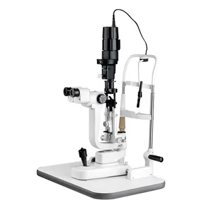 Optisches Instrument 5-stufige tragbare Ophthalmologiemikroskop-Spaltlampe mit Tono meter