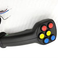 Manette industrielle à 6 boutons et 1 interrupteur de sécurité pour tous types de joysticks, garantie 6 mois, inspection vidéo pour rapport