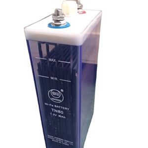Batería de Níquel-Hierro Edison para Energía Solar, <span class=keywords><strong>12v</strong></span> 24v <span class=keywords><strong>80ah</strong></span>, Batería NI-FE - Product Image 1