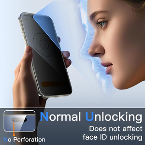 ماتي 28 °   واقي شاشة مضاد للتجسس لهواتف آيفون 12/13/14/15/16/17 برو ماكس، مقاوم للكسر وخالٍ من الفقاعات - Product Image 6