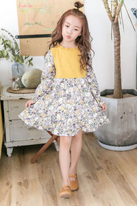 ชุดเดรสเด็กผู้หญิงลายดอกไม้ ผ้าฝ้าย สไตล์ลำลอง ราคาถูกในแอฟริกา - Product Image 2