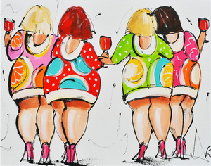 Wall art DIY painting SZ-607 Fat woman Factory direct sales Support custom Drop shipping diamond painting