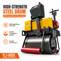 Compacteur à rouleaux vibrants diesel Vibrotech 6HP à tambour unique, équipement de construction haute efficacité