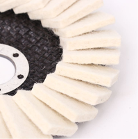 PEXMIENTAS meilleure vente 125mm laine tampon de polissage meule feutre tampon de polissage disque à lamelles