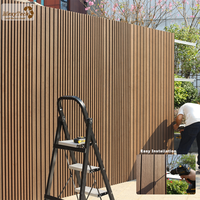 Revêtement mural extérieur imperméable WPC à bas prix pour usage commercial et de divertissement, haute qualité, vente en gros
