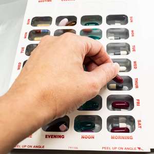 Paquete de blíster de medicamentos con sello en frío mensual, tarjetas de sistema para píldoras, Unidad de dosis de una pieza, Tri-31, Día mensual - Product Image 6