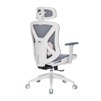 Chaise de bureau ergonomique moderne Ruibao M3 à dossier haut avec support lombaire 3D et maille respirante pivotante pour une longue séance assise