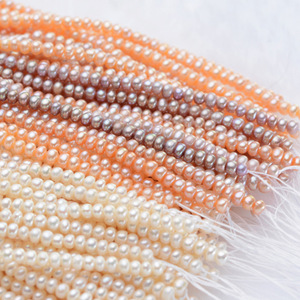 Collar de Perlas de Agua Dulce Naturales Blancas, de 4-5 mm, de Alta Calidad, Casi Impecables, al por Mayor - Product Image 4