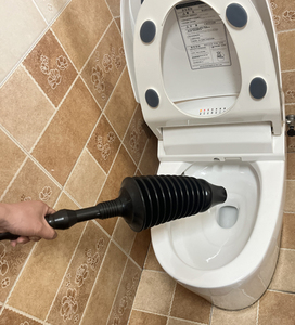 Plongeur de toilette en plastique flexible avec entonnoir de vidange forte aspiration piston de toilette sous vide pour salle de bain Style amusant - Product Image 6