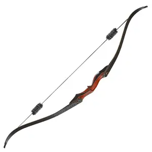 Tir à l'arc, 30/40lb, arc et flèche, membres de retrait, élévation en bois, arc droit et recourbé, tir à l'arc traditionnel en bois