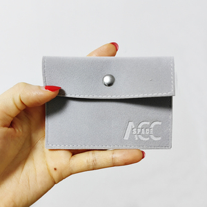 Luxury Jewelry Pouch Bags Custom Logo Printed Jewelry Packaging & Display Velvet Pouch Bag for Earrings,Necklace - Product Image 2