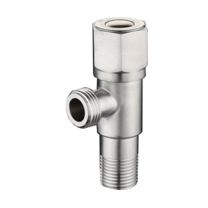 วาล์วมุมสแตนเลส 20 มม. เกลียวตัวผู้ 1.6MPa สำหรับเครื่องทำน้ำอุ่น ท่อน้ำเข้าห้องน้ำ - Product Image 3