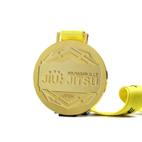 Usine directe personnalisée 3D en alliage de zinc métal Medalla Sport médaille Jiu Jitsu Judo Kung Fu boxe karaté Taekwondo médaille