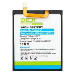 Factory Price Battery For Phone HB416683ECW Battery For Huawei Nexus 6P H1511 H1512 Rechargeable Mobile Phone