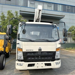 Factory sales HOWO 22m 28m aerial work platform truck High quality diesel aerial work truck - Product Image 5