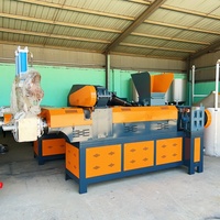 Machine de fabrication de granulés de plastique recyclé PP PE HDPE LDPE - Granulateur robuste avec approvisionnement direct d'usine et garantie de 2 ans