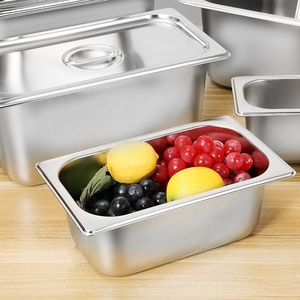 1/1 1/2 1/3 1/4 1/6 1/9 gn Chảo thép không gỉ thực phẩm container <span class=keywords><strong>gastronorm</strong></span> thực phẩm Pan gn Pan - Product Image 3